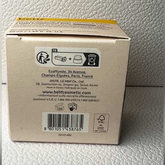 🆕 BELIF Aqua Bomb Brightening Vitamin C Cream with Hyaluronic Acid 50 mL NIB - Picture 2 of 7